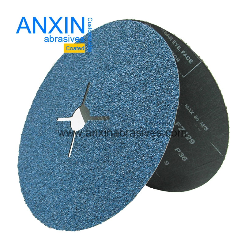 Zirconium Oxide Fiber Disc with Cross Hole