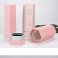 Boîte d&#39;emballage de parfum Imprimante Pink Hexagon Perfume Box