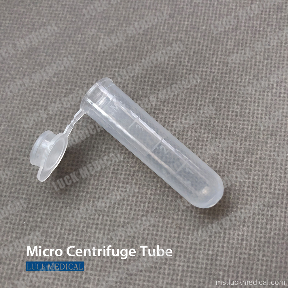 Tiub microcentrifuge plastik sekali pakai