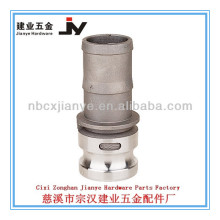 Aluminium cam and groove coupling