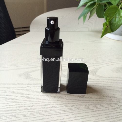 L04 square acrylic plastic bottle for cosmetic packaging