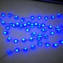 Цветна диско топка 3D LED пикселна струнна светлина