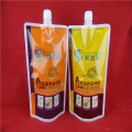 Heat-sealed transparent industrial plastic packaging bag