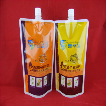 Heat-sealed transparent industrial plastic packaging bag