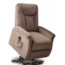 Velvet Fabric Elderly Electric Single Lift Chair