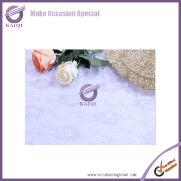 #16230 lace elegant wedding table linens
