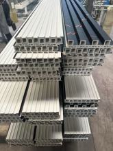 Waterproof WPC Wall Panel Modern Fluted Timber Cladding