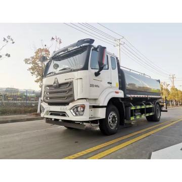 Howo stainless steel gallon water tank truck