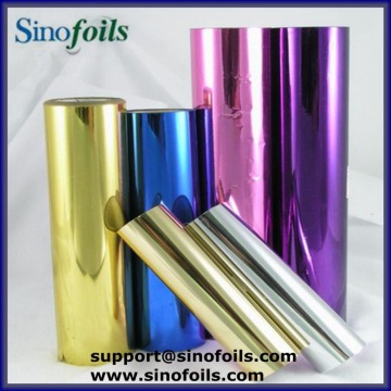 Hot stamping foil PE material for new year's greeting card, paper,stamping