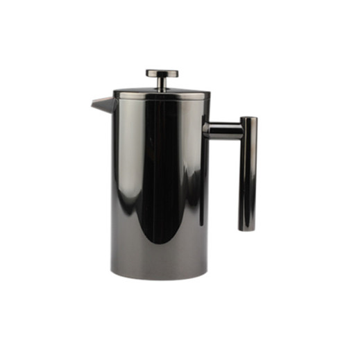 Black Mirror Polishing French Press Pot