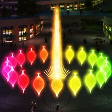 Wholesale Dewey Factory Musical Dry Fountains for Asian Markets