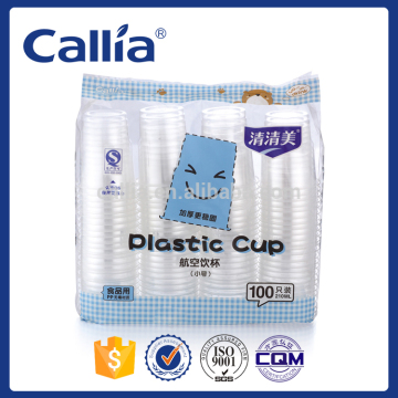 Disposable Plastic 7oz Water Cup Clear Drinking Cup