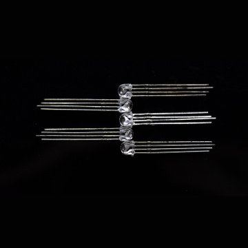 Super Bright 5mm Straw Hat RGB LED 4.4mm