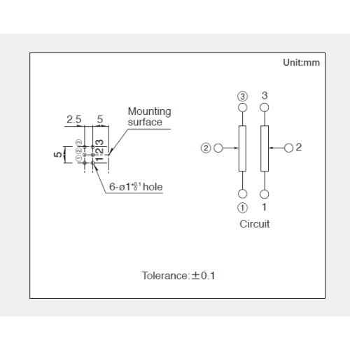 RK097 Serie Draaipotentiometer