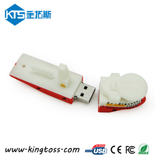 CE Approved 4GB Gift USB 2.0 with Boat Shape (KTS010180)