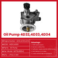 Pompe à huile moteur Mitsubishi 4d32,4d33,4d34 ME014603