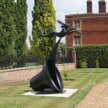 Home garden decorative antique bronze arts and crafts statue