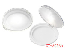 Round Plastic Compact Powder Case