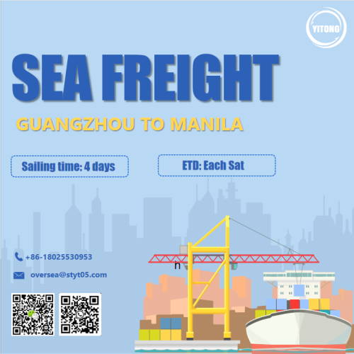 FCL Ocean Shipping from Guangzhou to Manila