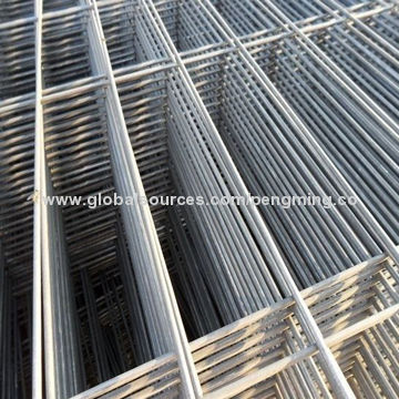 Building weld, wire mesh panel