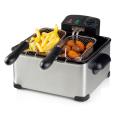 Elektrische SS 4.5L diepe friteuse met timer