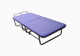 Single Metal Roll Away Portable Folding Bed with Wheels , I