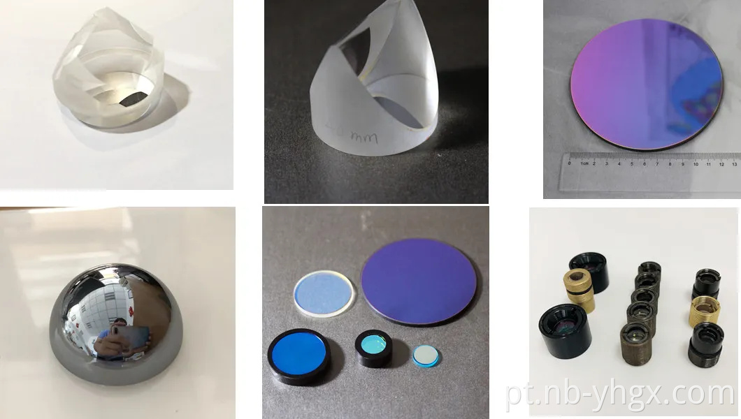Metade quartzo ótico do silicone fundido UV da lente 25mm Bk7 K9 da bola