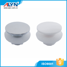 Chrome cistern decorative cap ABS good quality one piece toilet fitting