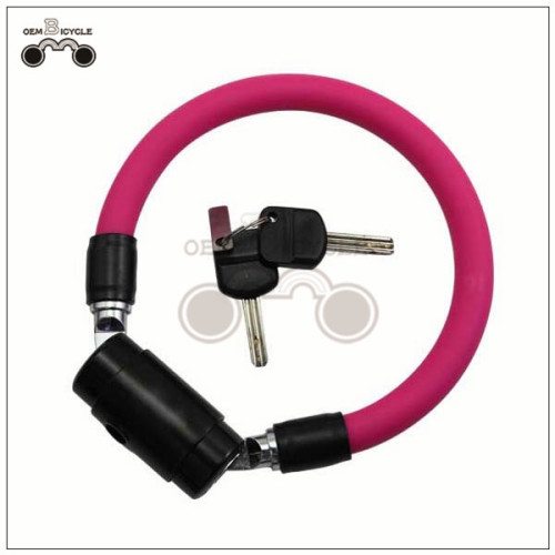 colorful steel cable bicycle bike lock for sale