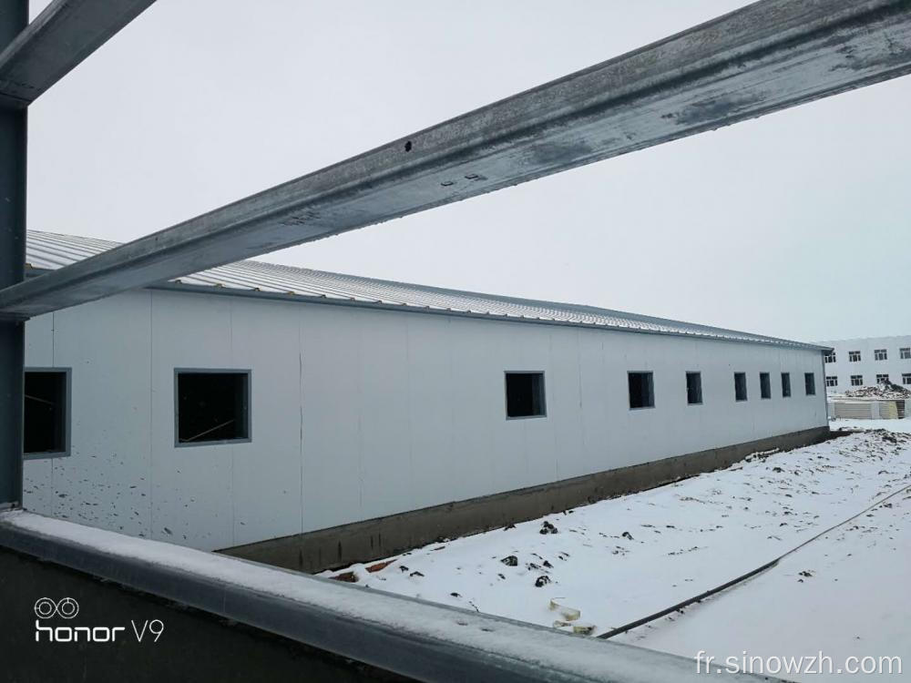 Entrepôt de structure en acier pour le poulet