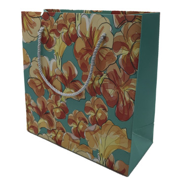 Handmade paper gift bag with customized logo