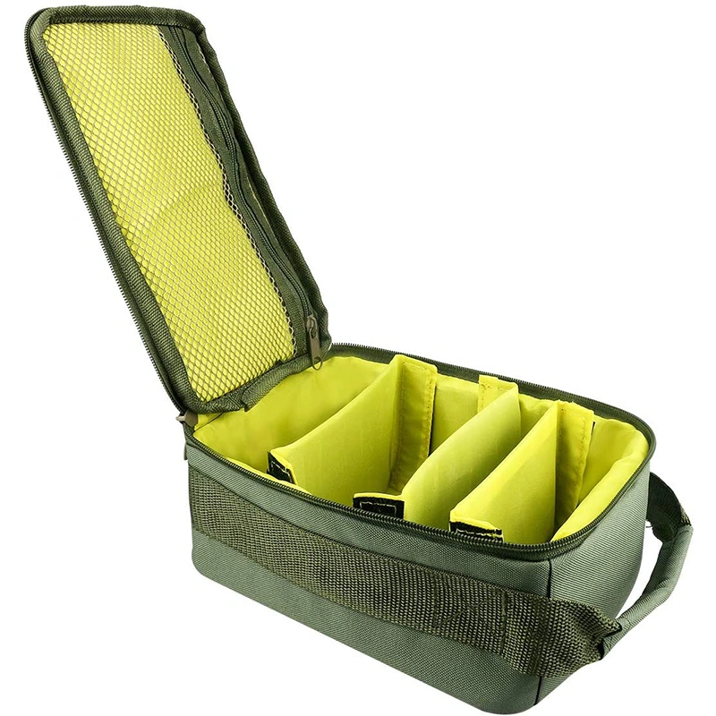 Fishing Reel Gear Bag Oxford Waterproof Fishing Tackle Bag Portable Fishing Reel Organizer Storage Reel Case for Spinning Fishing Tackle Bag