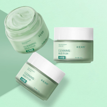 Organic Green Tea Soothing Mud Mask for Deep Cleansing and Skin Care