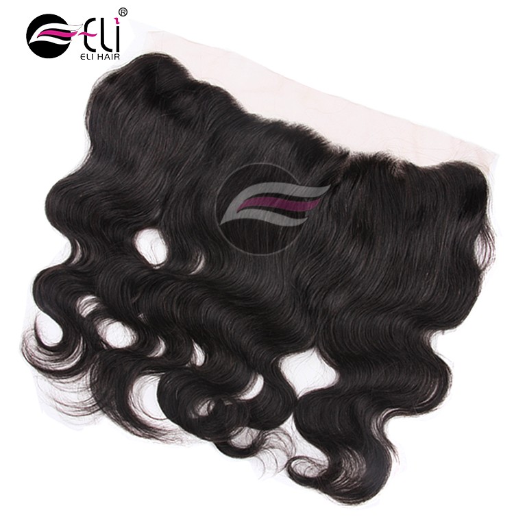 Factory Wholesale All Textures Cheap 100% Human Brazilian Hair Weave Frontal Closures Swiss Lace Frontal