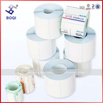 thermal label roll made in China price label roll barcode label roll