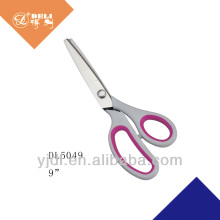 2017 9 inch Soft grip Stainless steel sewing scissors