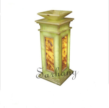 Square marble columns roman pillar for decoration