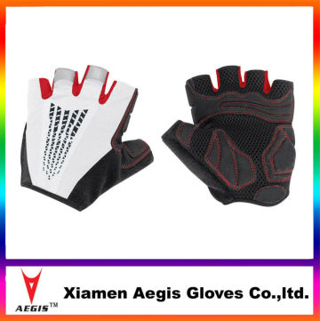 trendy padded fingerless cycling gloves