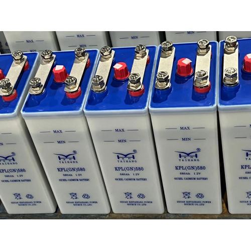 1.2V KPL580AH NICD επαναφορτιζόμενη μπαταρία για τον υποσταθμό