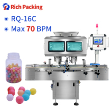 Auto Pill Capsule Packaging Machine for Capsules Counting and Packaging