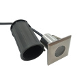 Mini 1W LED Underground Light Square Stainless Steel