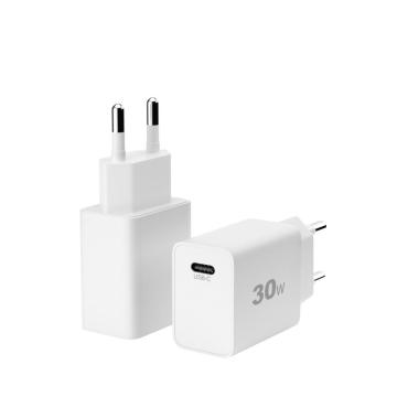 30W Mobiltelefonvägg USB C Travel Charger