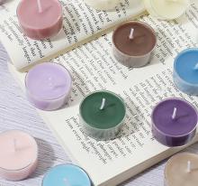 PVC small size plastic cup Tealight Candle Holders