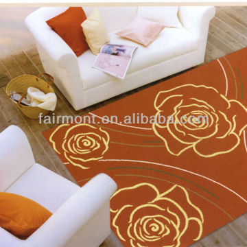 yellow floral wool blankets