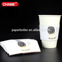 custom printing 12oz coffee ppaer cup sleeve with logo