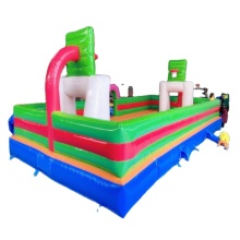 Customized Inflatable Football Field: Inflatable Soap Soccer Field