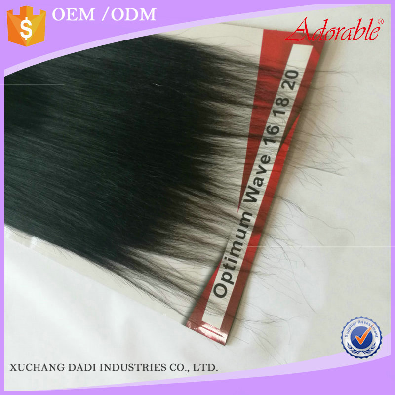 Xuchang dadi Adorable hair factory price animal mixed synthetic hair silk straight 8pcs/lot with free closure,package 100% human