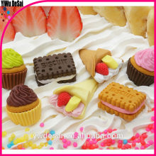 pencil eraser creative personality biscuit cake series eraser eraser set