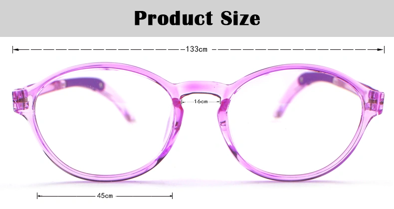 6019 Tr90 Eyeglass Kids Optical Glasses Children Frames