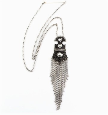 Fashion Necklace, Alloy Lariat Necklace, PT1134.